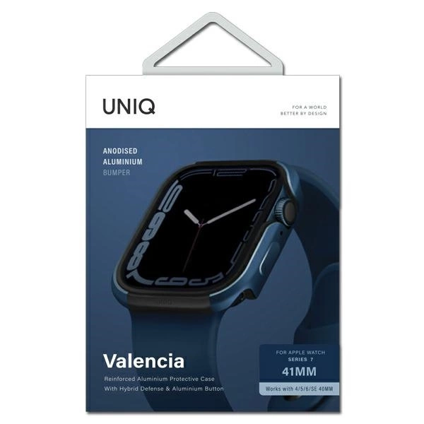 92081_3 Uniq Valencia case for Apple Watch 4/5/6/7/8/SE/SE2 40/41mm - blueeng
