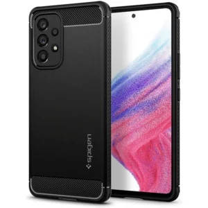 Spigen Rugged Armor Case for Samsung Galaxy A53 5G - Matte Blackeng