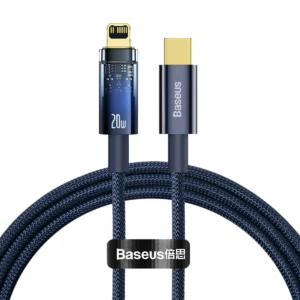 Baseus CATS000003 Lightning - USB-C cable 20W 480Mb/s 1m - blueeng