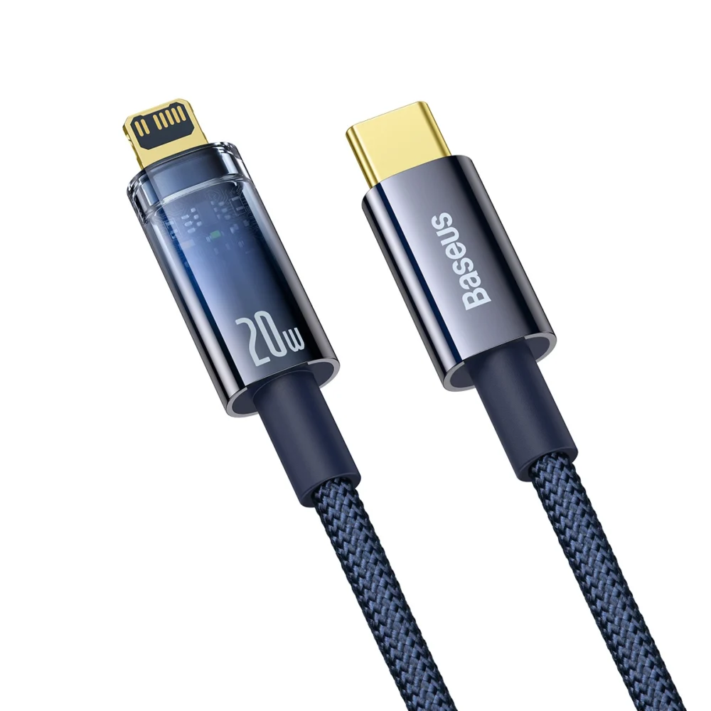 Baseus CATS000003 Lightning - USB-C cable 20W 480Mb/s 1m - blueeng