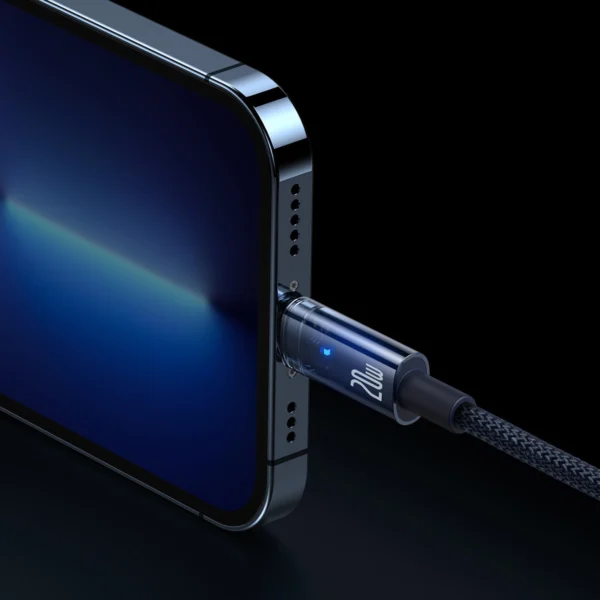 Baseus CATS000003 Lightning - USB-C cable 20W 480Mb/s 1m - blueeng