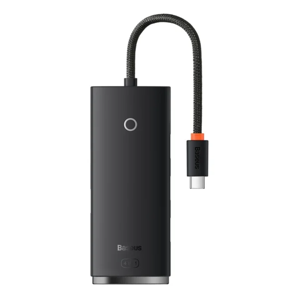 Baseus Lite Series HUB adapter USB Type C - 4x USB 3.0 25cm black (WKQX030301)eng