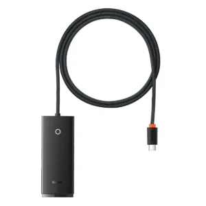 Baseus Lite Series HUB adapter USB Type C - 4x USB 3.0 1m black (WKQX030401)eng