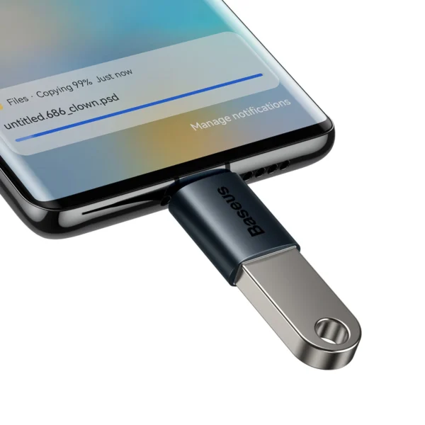 Baseus Ingenuity Series USB Type C to USB-A 3.2 gen 1 adapter blue (ZJJQ000003)eng
