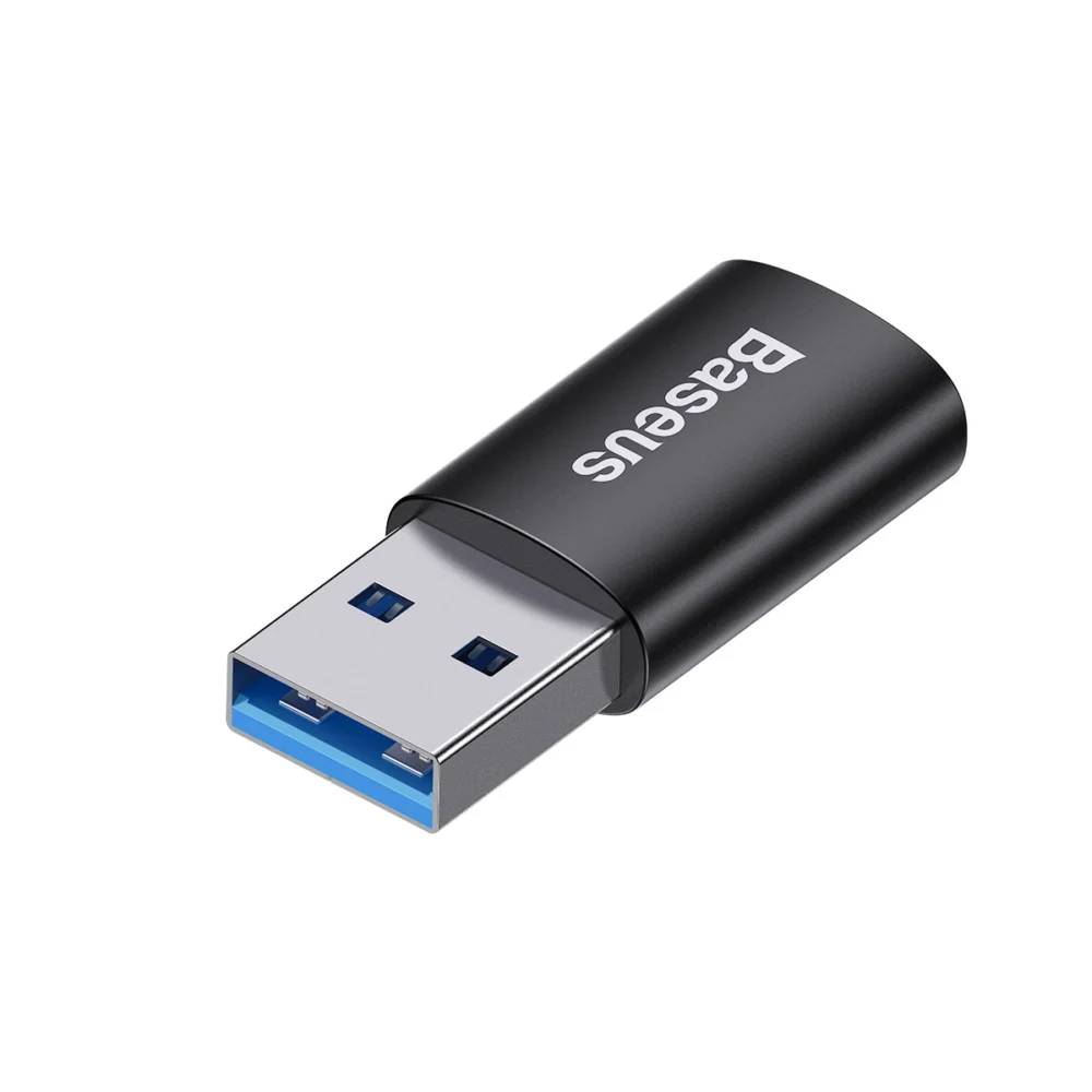 Baseus Ingenuity Series Mini USB 3.1 OTG to USB Type C adapter black (ZJJQ000101)eng