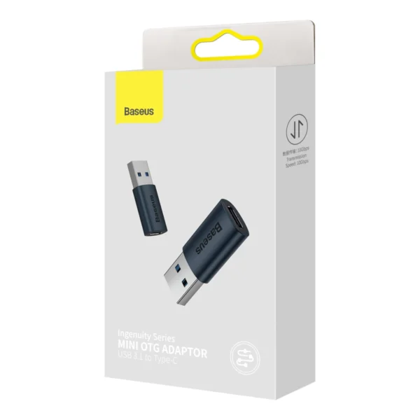 Baseus Ingenuity Series Mini USB 3.1 OTG to USB Type C adapter blue (ZJJQ000103)eng