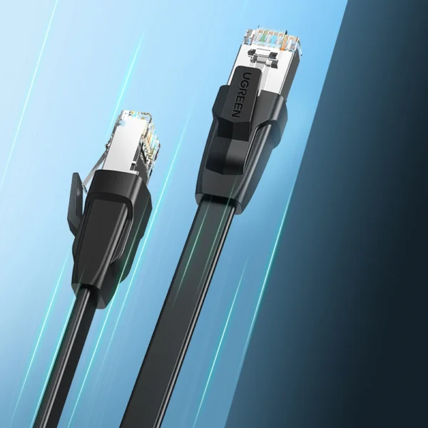 Ugreen LAN cable Ethernet Cat.8 U / FTP flat 2m black (NW134)eng