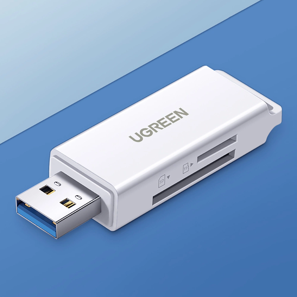 Ugreen Portable TF/SD Card Reader for USB 3.0 Black (CM104)eng