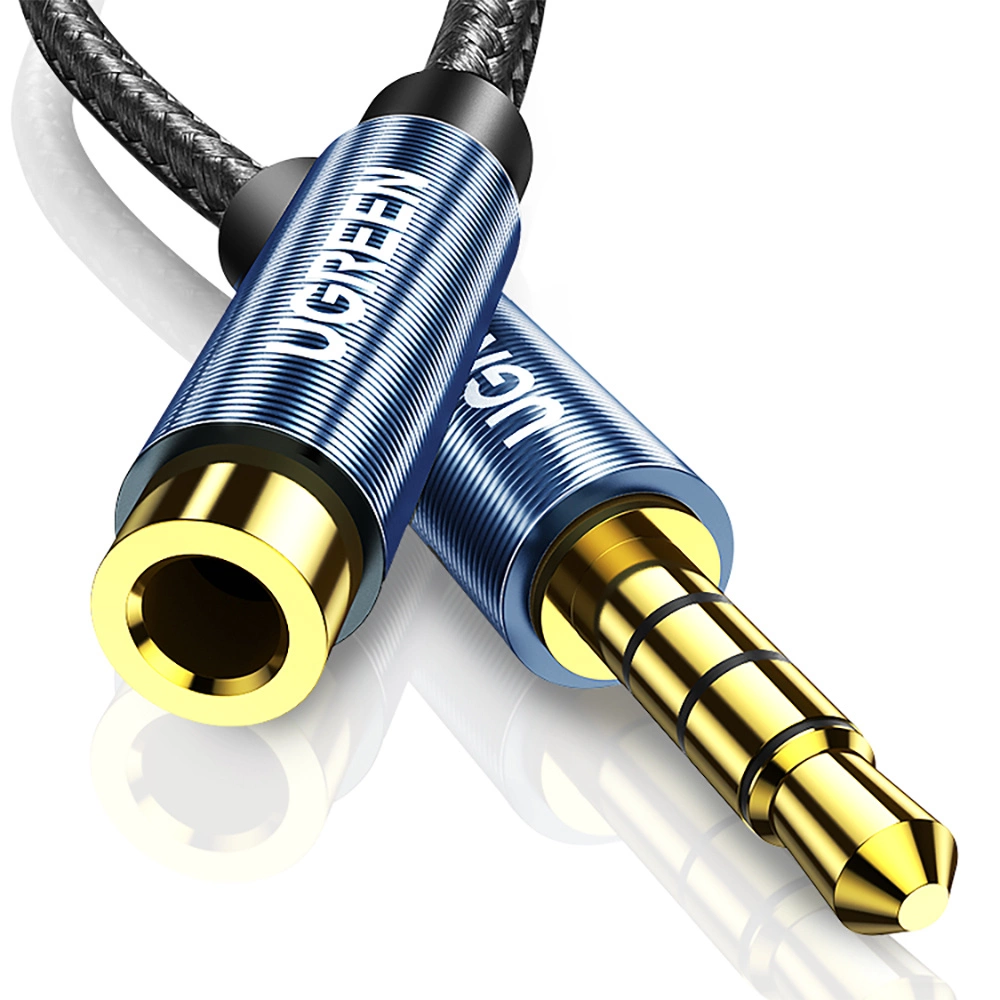 Ugreen adapter cable extension AUX mini jack 3.5 mm 1.5m blue (AV118)eng