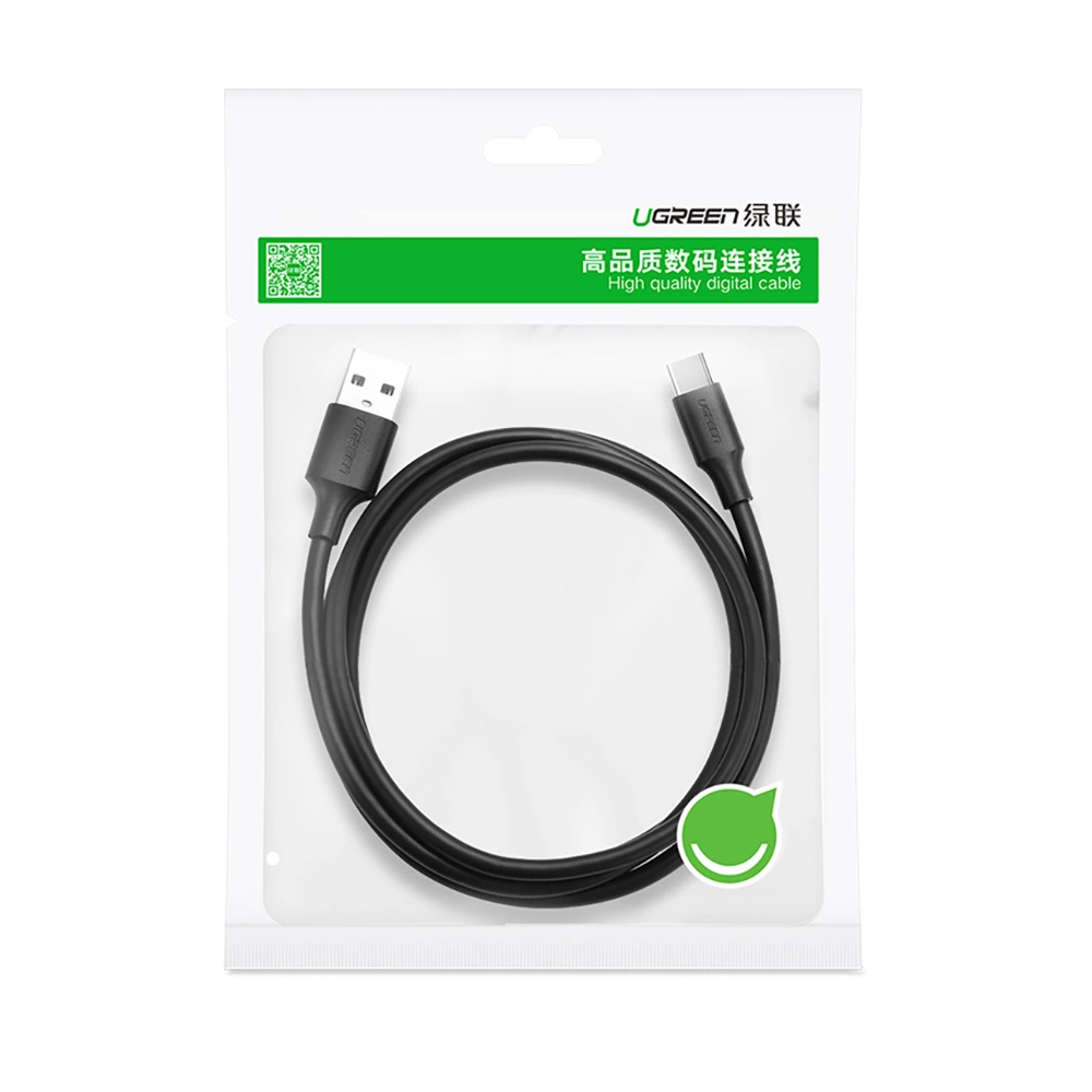 Ugreen US287 60114 USB-A / USB-C 3A cable 0.25m - blackeng