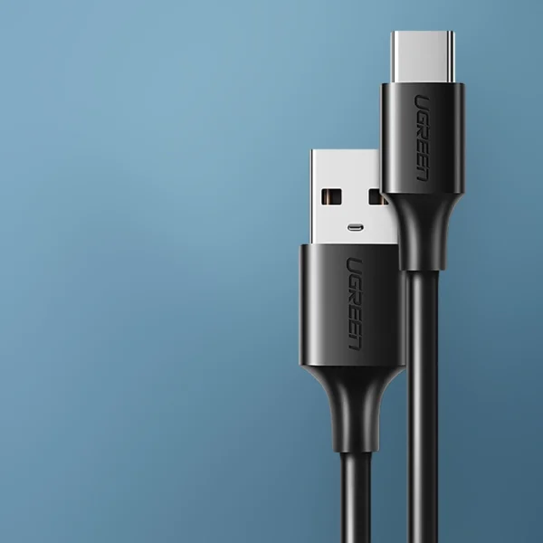 Ugreen US287 60114 USB-A / USB-C 3A cable 0.25m - blackeng