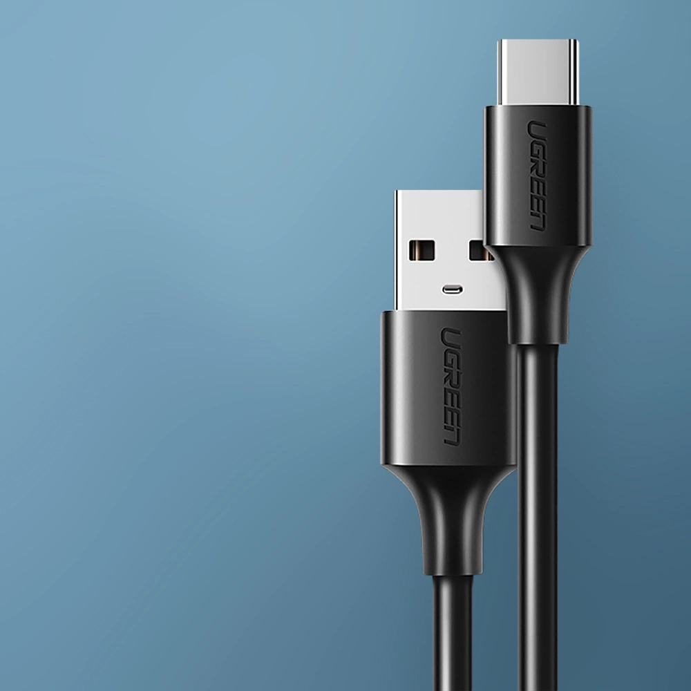 Ugreen US287 60114 USB-A / USB-C 3A cable 0.25m - blackeng