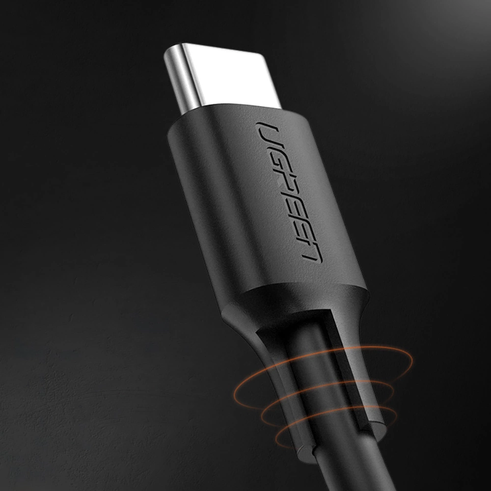 Ugreen US286 USB-C - USB-C PD QC 3A 480Mb/s 1m cable - blackeng