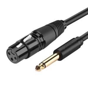 [RETURNED ITEM] Ugreen audio cable Microphone cable to XLR microphone (female) - 6.35 mm jack (male) 3 m (AV131)eng