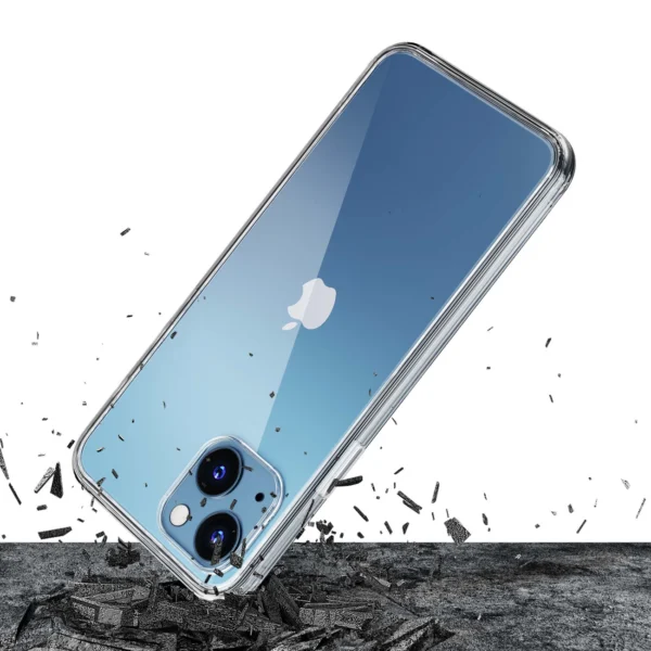 Case for iPhone 13 silicone from the 3mk Clear Case series - transparenteng