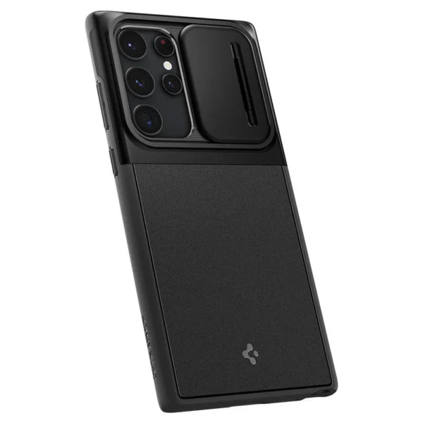 Spigen Optik Armor Case for Samsung Galaxy S22 Ultra - Blackeng
