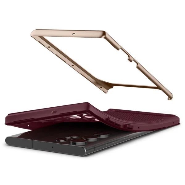 Spigen Neo Hybrid case for Samsung Galaxy S22 Ultra - burgundyeng