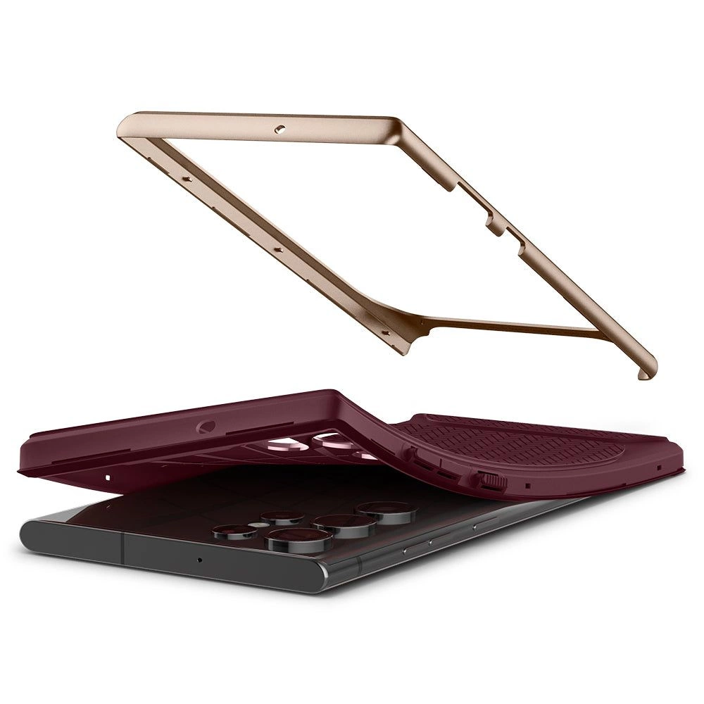 Spigen Neo Hybrid case for Samsung Galaxy S22 Ultra - burgundyeng