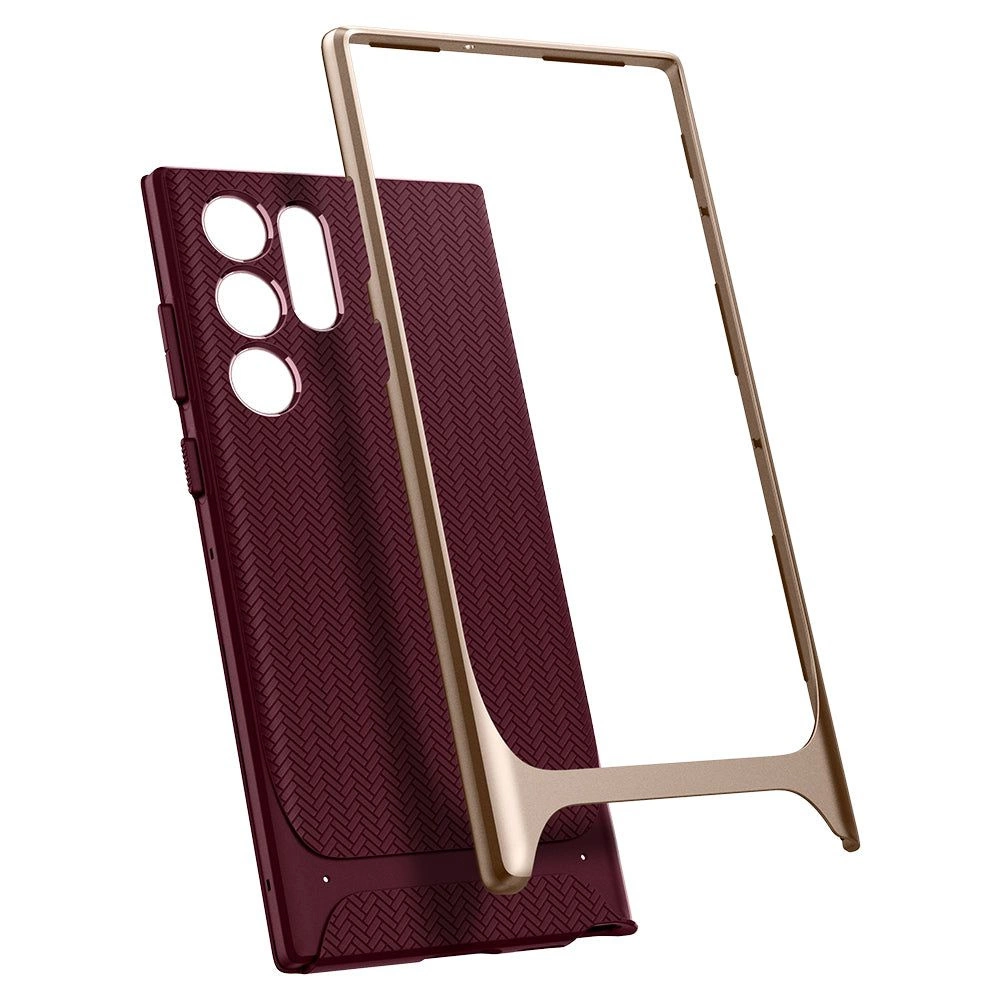 Spigen Neo Hybrid case for Samsung Galaxy S22 Ultra - burgundyeng