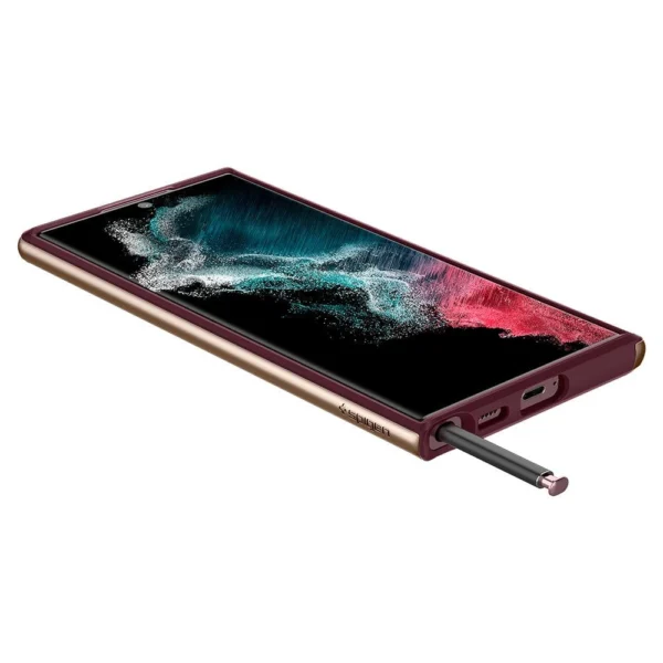 Spigen Neo Hybrid case for Samsung Galaxy S22 Ultra - burgundyeng
