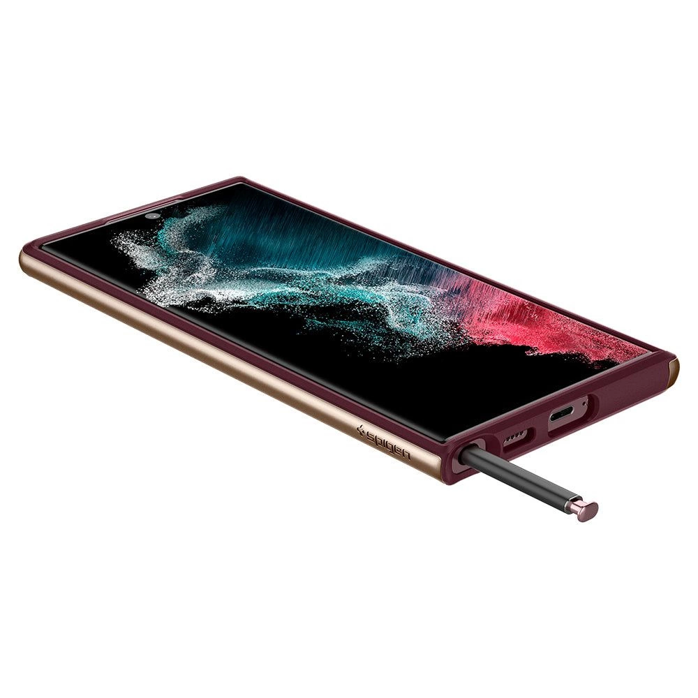 Spigen Neo Hybrid case for Samsung Galaxy S22 Ultra - burgundyeng