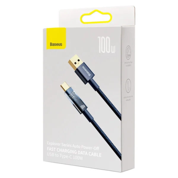 Baseus Explorer Series cable USB cable - USB Type C 100W 1m blue (CATS000203)eng