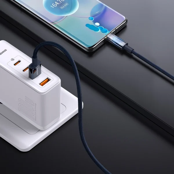 Baseus Explorer Series cable USB cable - USB Type C 100W 1m blue (CATS000203)eng