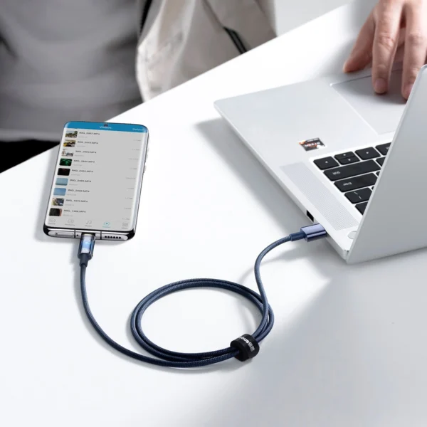 Baseus Explorer Series cable USB cable - USB Type C 100W 1m blue (CATS000203)eng