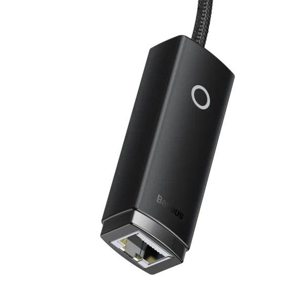 Baseus Lite Series adapter USB Type A - RJ45 LAN socket 100Mbps black (WKQX000001)eng