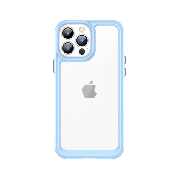 Outer Space Case for iPhone 13 Pro Max hard cover with gel frame blueeng