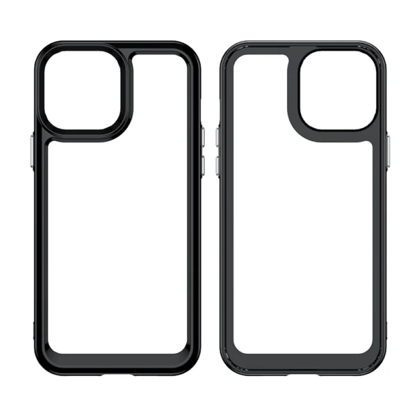 Outer Space Case for iPhone 13 Pro Max hard cover with gel frame blueeng