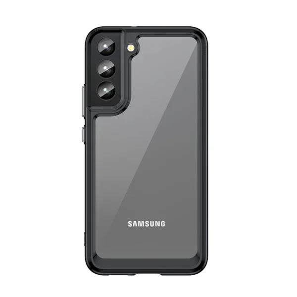 Outer Space Case Cover for Samsung Galaxy S22 + (S22 Plus) Hard Cover with Gel Frame Blackeng