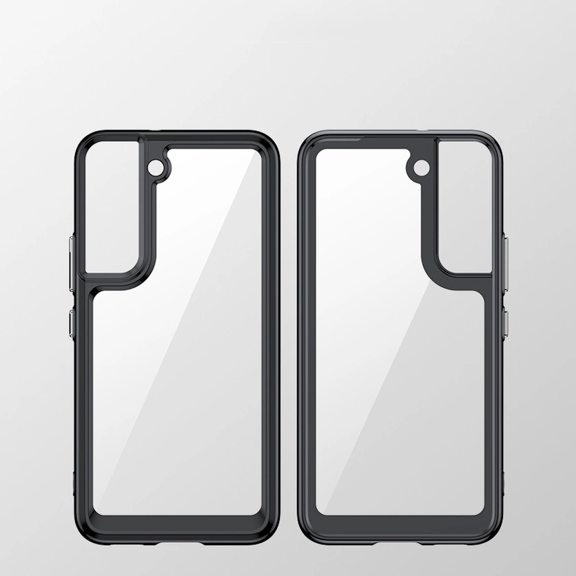 Outer Space Case Cover for Samsung Galaxy S22 + (S22 Plus) Hard Cover with Gel Frame Blackeng
