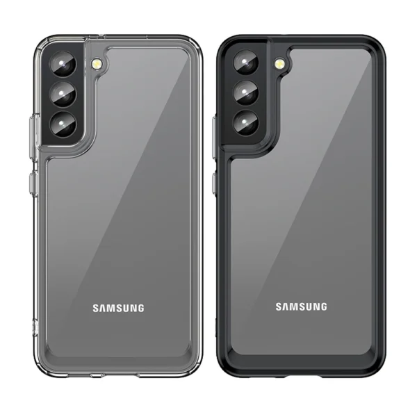 Outer Space Case Cover for Samsung Galaxy S22 + (S22 Plus) Hard Cover with Gel Frame Blackeng