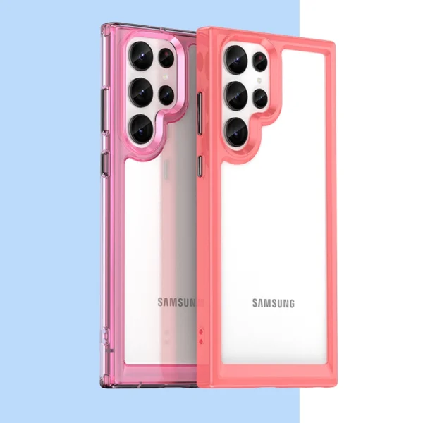 Outer Space Case Case for Samsung Galaxy S22 Ultra Hard Cover with Gel Frame Redeng