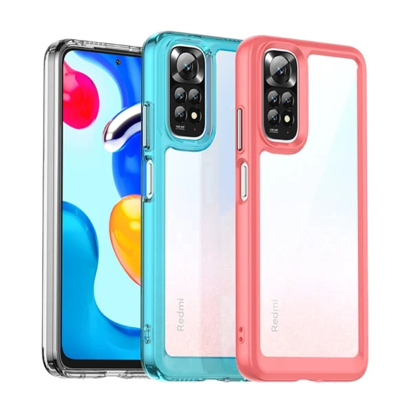 Outer Space Case Cover for Xiaomi Redmi Note 11 Hard Cover with Gel Frame Redeng