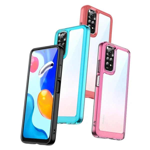 Outer Space Case Cover for Xiaomi Redmi Note 11 Hard Cover with Gel Frame Redeng