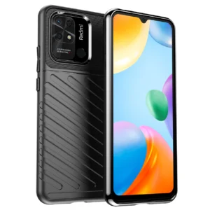 Thunder Case Flexible armored cover for Xiaomi Redmi 10C blackeng
