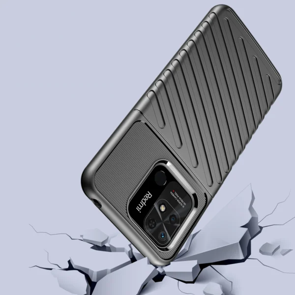 Thunder Case Flexible armored cover for Xiaomi Redmi 10C blackeng