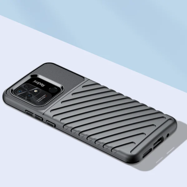Thunder Case Flexible armored cover for Xiaomi Redmi 10C blackeng