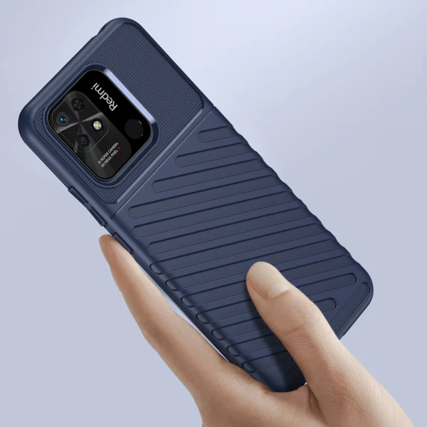 Thunder Case Flexible armored cover for Xiaomi Redmi 10C blueeng