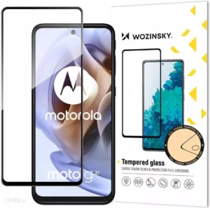 Wozinsky Full Glue Moto G51 Full Screen Tempered Glass with Black Frameeng
