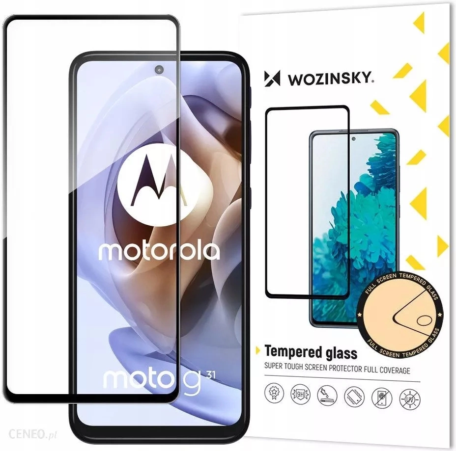 Wozinsky Full Glue Moto G51 Full Screen Tempered Glass with Black Frameeng