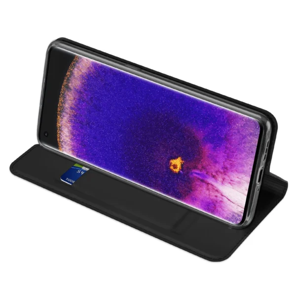 Dux Ducis Skin Pro case with a flip Oppo Find X5 blackeng