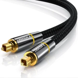 Wozinsky optical cable audio cable digital optical fiber Toslink SPDIF 3m black (WOPT-30)eng