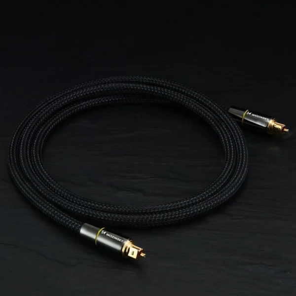 Wozinsky optical cable audio cable digital optical fiber Toslink SPDIF 3m black (WOPT-30)eng