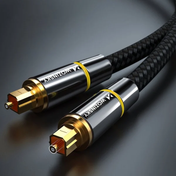 Wozinsky optical cable audio cable digital optical fiber Toslink SPDIF 3m black (WOPT-30)eng