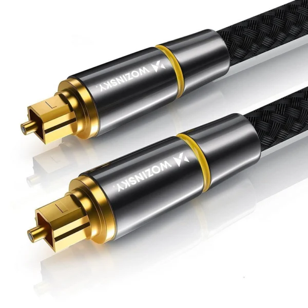 Wozinsky optical cable audio cable digital optical fiber Toslink SPDIF 3m black (WOPT-30)eng