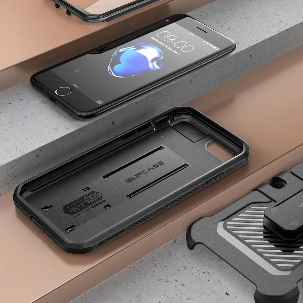 Supcase Unicorn Beetle Pro Case for iPhone 7 / 8 / SE 2020 / 2022 - Blackeng