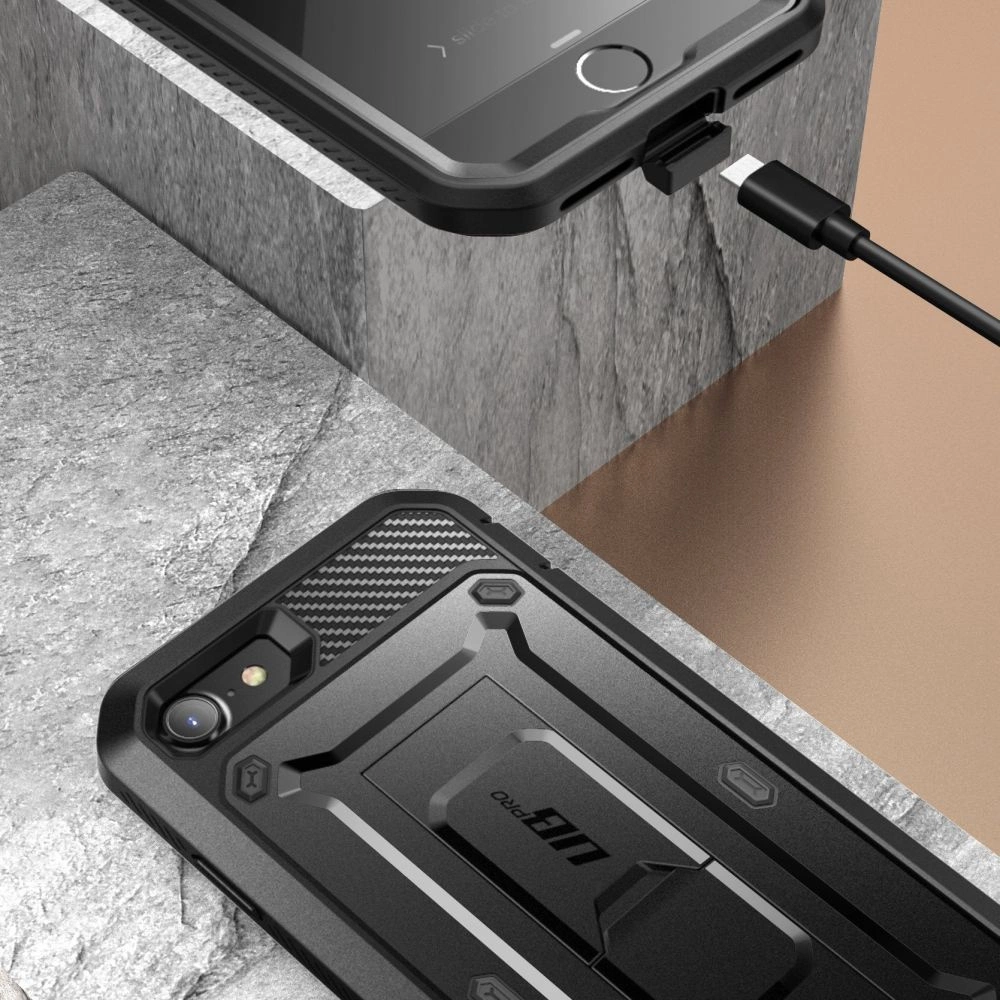 Supcase Unicorn Beetle Pro Case for iPhone 7 / 8 / SE 2020 / 2022 - Blackeng
